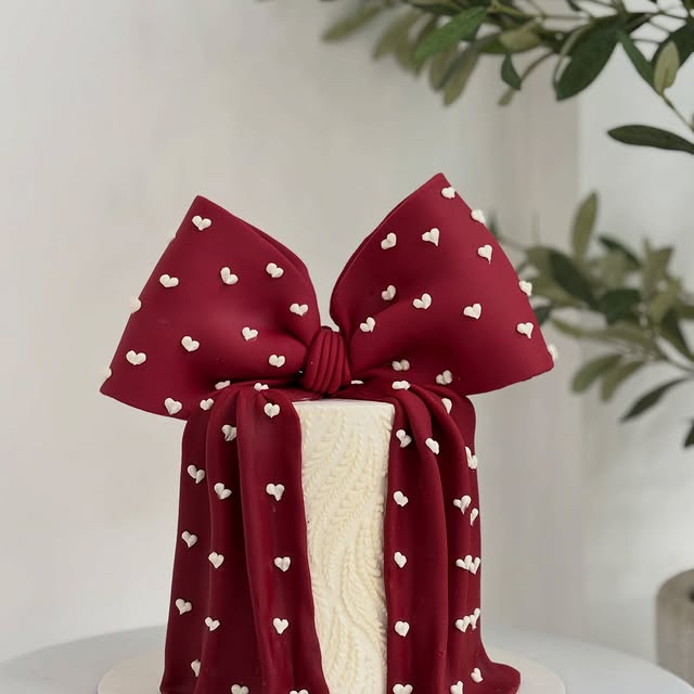 Latest BakedOut Instagram bow cake post preview
